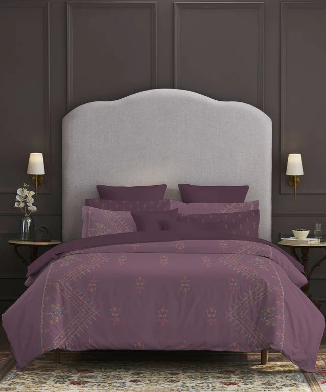 Trident Nectarsoft Elite King Bedsheet Set – 400 TC Cotton, 4 Pillow Covers