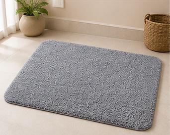 Obsessions Diana Bath Mat - Gel Foam & Latex Backing, Anti-Skid
