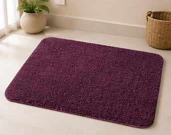 Obsessions Diana Bath Mat - Gel Foam & Latex Backing, Anti-Skid