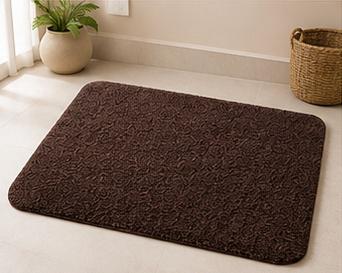 Obsessions Diana Bath Mat - Gel Foam & Latex Backing, Anti-Skid