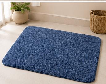 Obsessions Diana Bath Mat - Gel Foam & Latex Backing, Anti-Skid