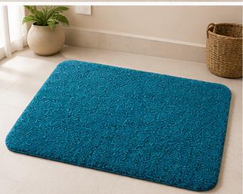 Obsessions Diana Bath Mat - Gel Foam & Latex Backing, Anti-Skid