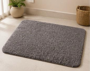 Obsessions Diana Bath Mat - Gel Foam & Latex Backing, Anti-Skid