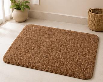 Obsessions Diana Bath Mat - Gel Foam & Latex Backing, Anti-Skid