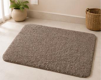 Obsessions Diana Bath Mat - Gel Foam & Latex Backing, Anti-Skid