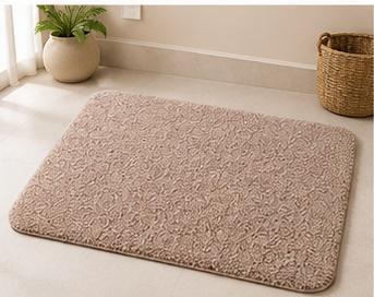 Obsessions Diana Bath Mat - Gel Foam & Latex Backing, Anti-Skid